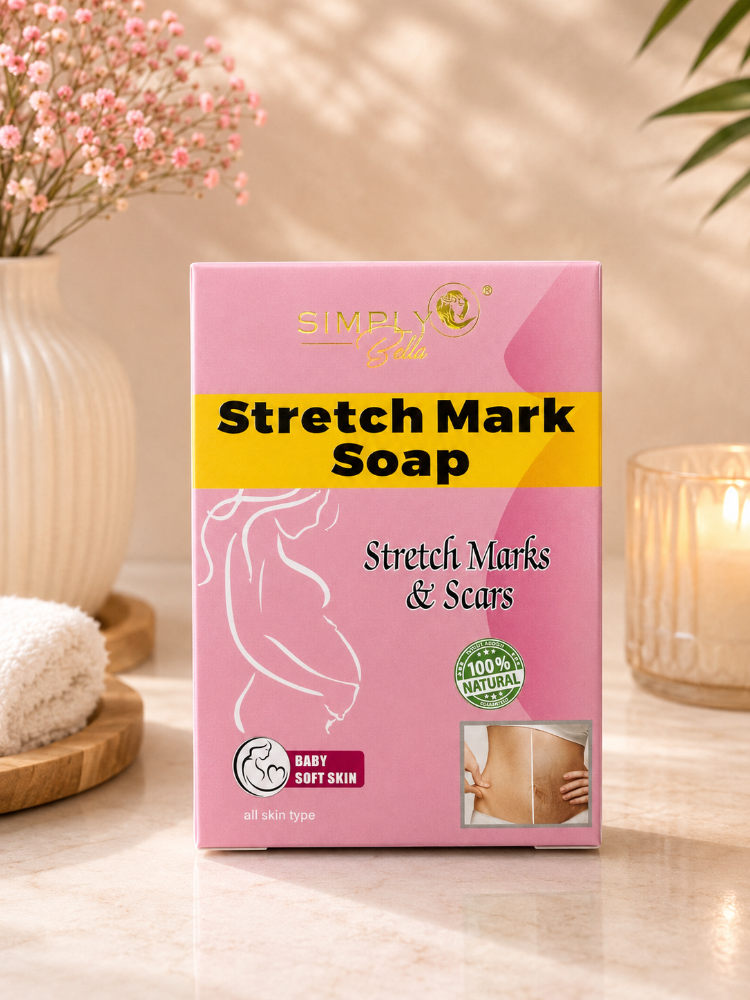 Jabón Corporal Simply Bella Stretch Mark