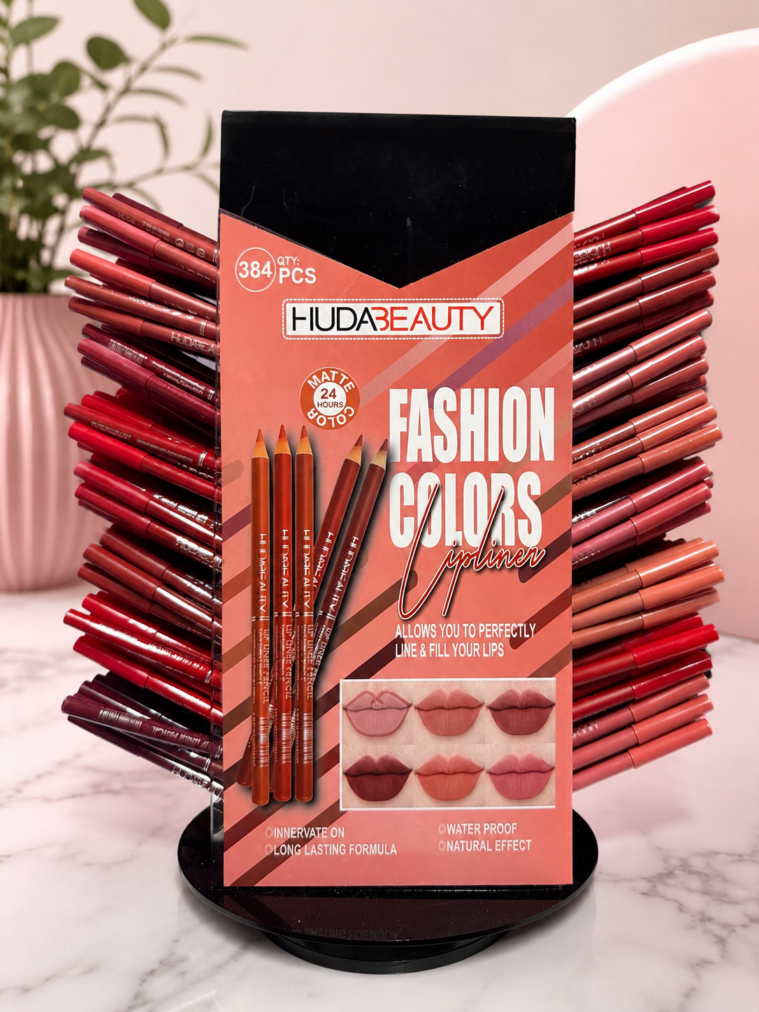 HUDA BEAUTY Fashion Colors Lip Liner Matte 24H | 24 Piezas Mixteadas