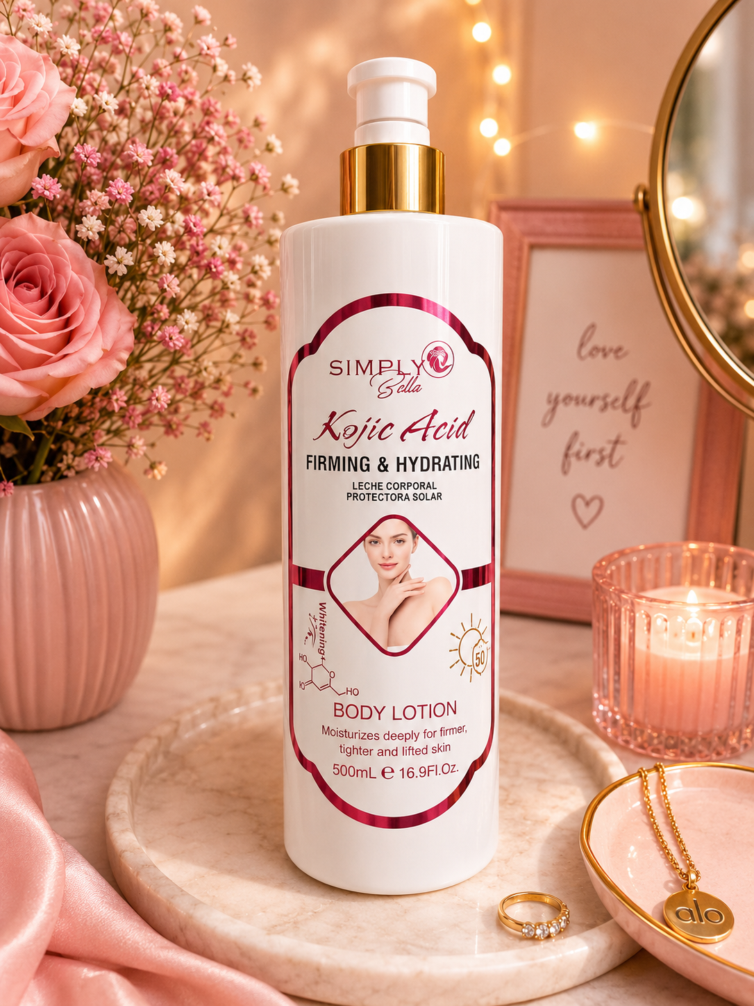 Simply Bella Kojic Acid Body Lotion SPF 50