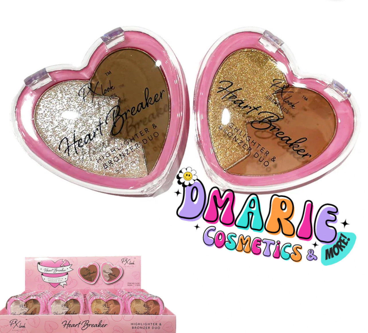 Prolux HEART BREAKER: HIGHLIGHT AND BRONZER DUO