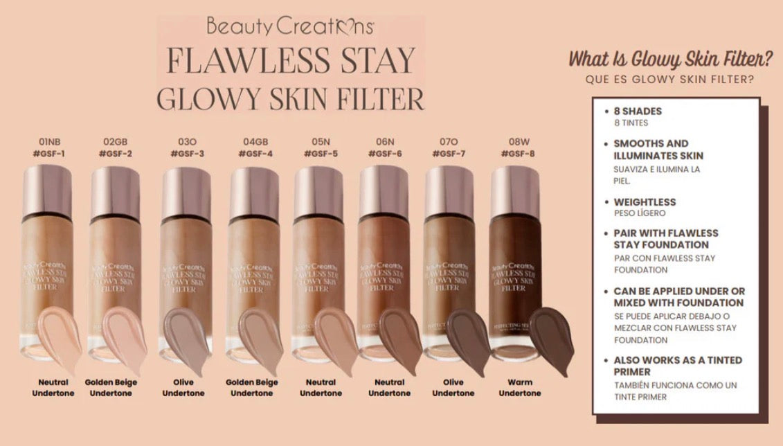 Beauty Creations – Flawless Stay Glowy Skin Filter