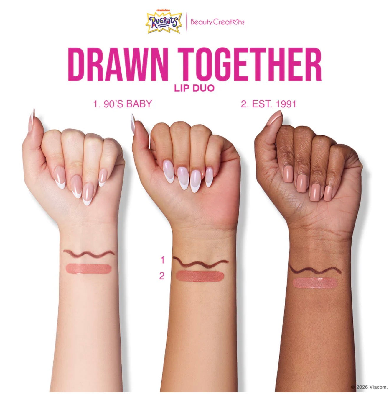 RUGRATS X BEAUTY CREATIONS DRAWN TOGETHER LIP DUO