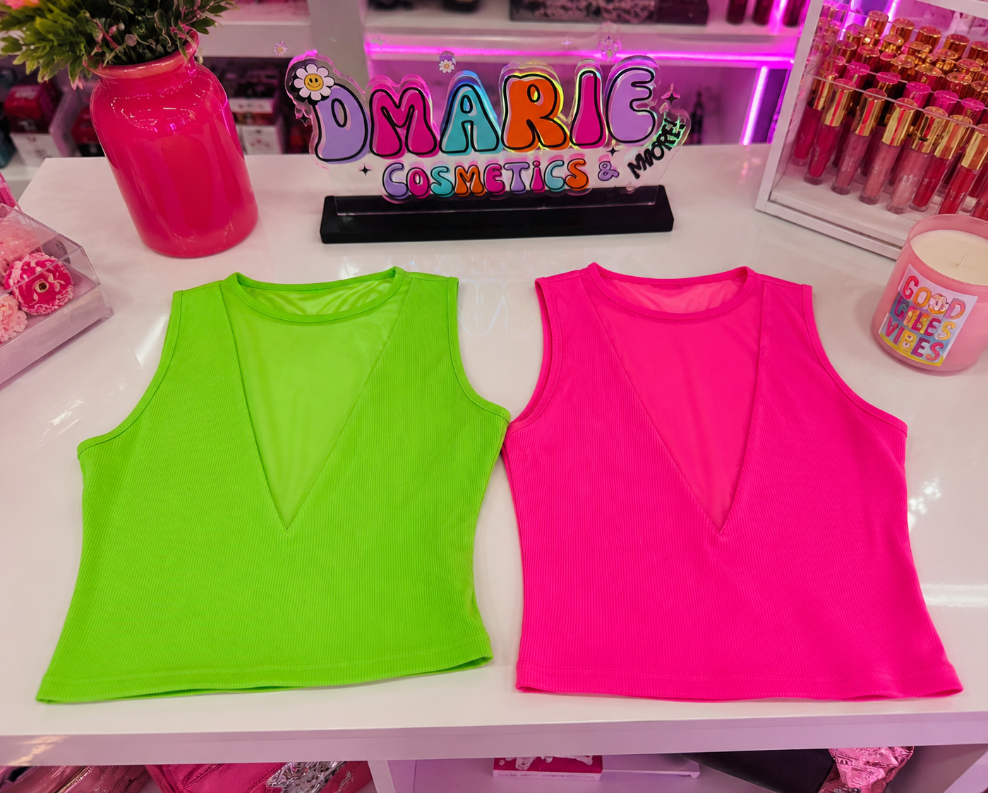 Neon Glow Blusa