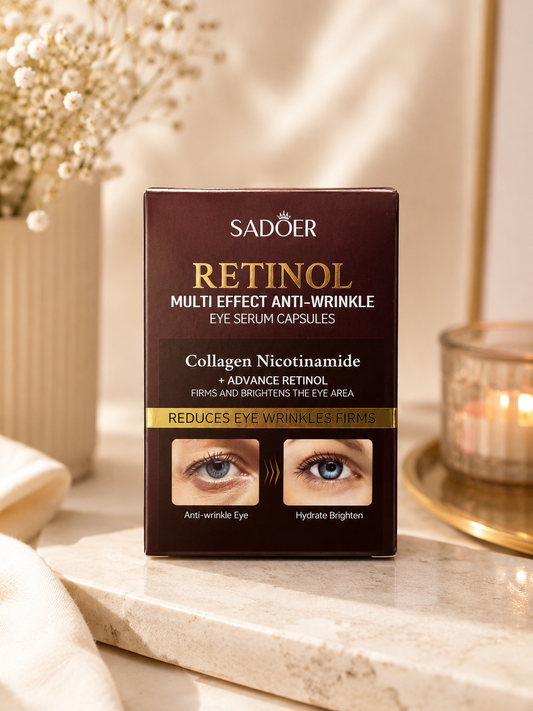 SADOER Retinol Eye Serum Capsules | Cuidado para el Contorno de Ojos