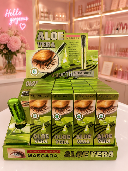 Meidaishiya Aloe Vera Mascara – Paquete de 6 Piezas