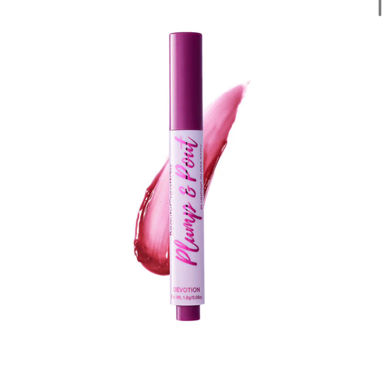 Beauty Creations Plump & Pout Plumping Lip Gloss – Paquete Mixto de 6 Piezas