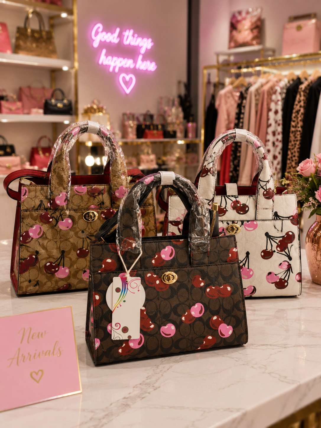 Cartera Cherry Collection + Wallet Incluido