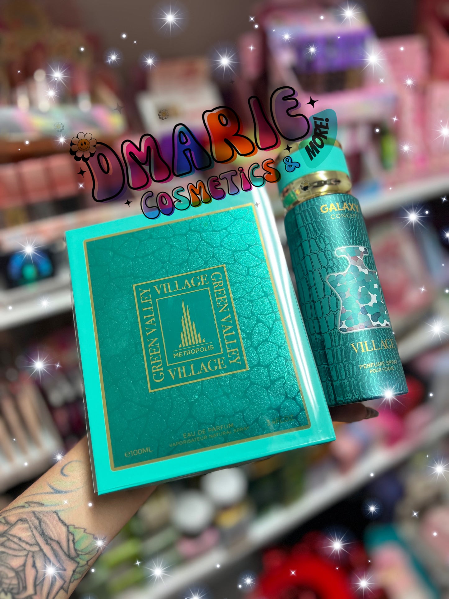 Green Valley Village Eau de Parfum 100 ml + Body Spray Galaxy | Set de Fragancia para Mujer inspirado
