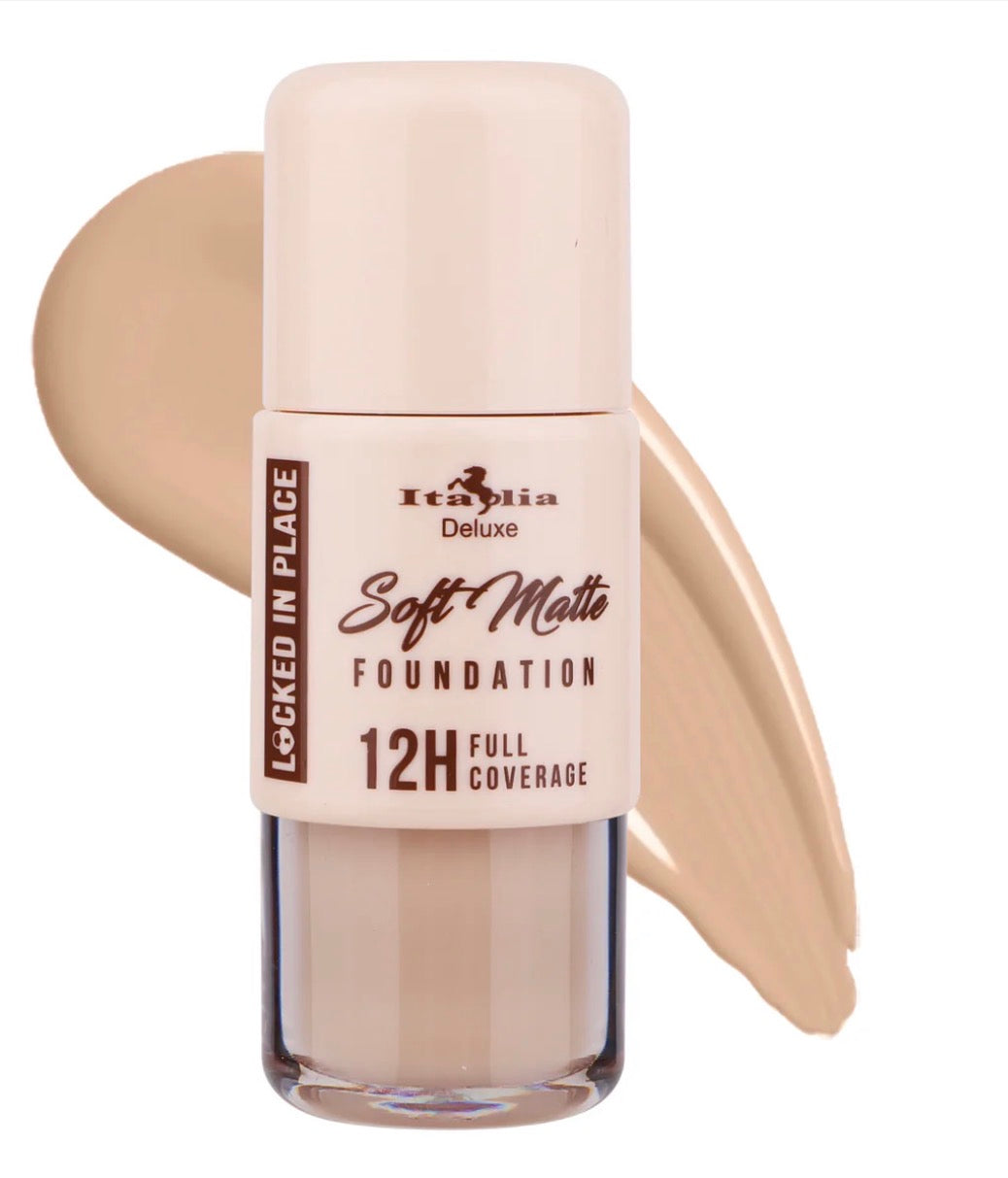 Italia Delux Locked In Place - Soft Matte Foundation