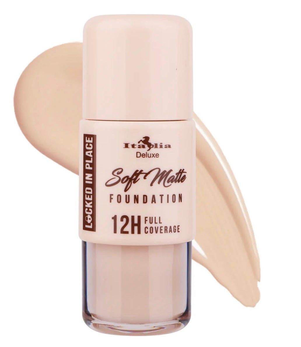 Italia Delux Locked In Place - Soft Matte Foundation
