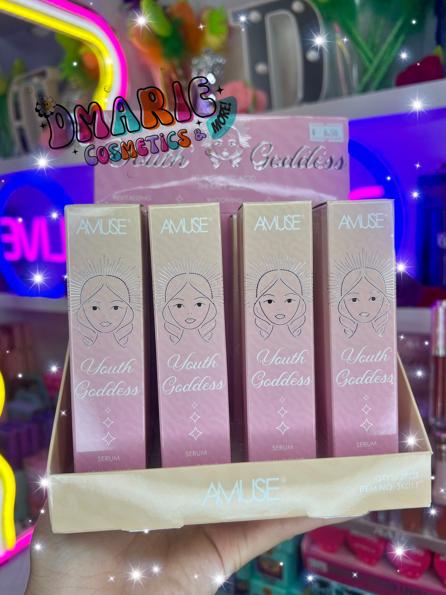 Amuse Youth Goddess Serum Facial – Paquete de 3 Piezas