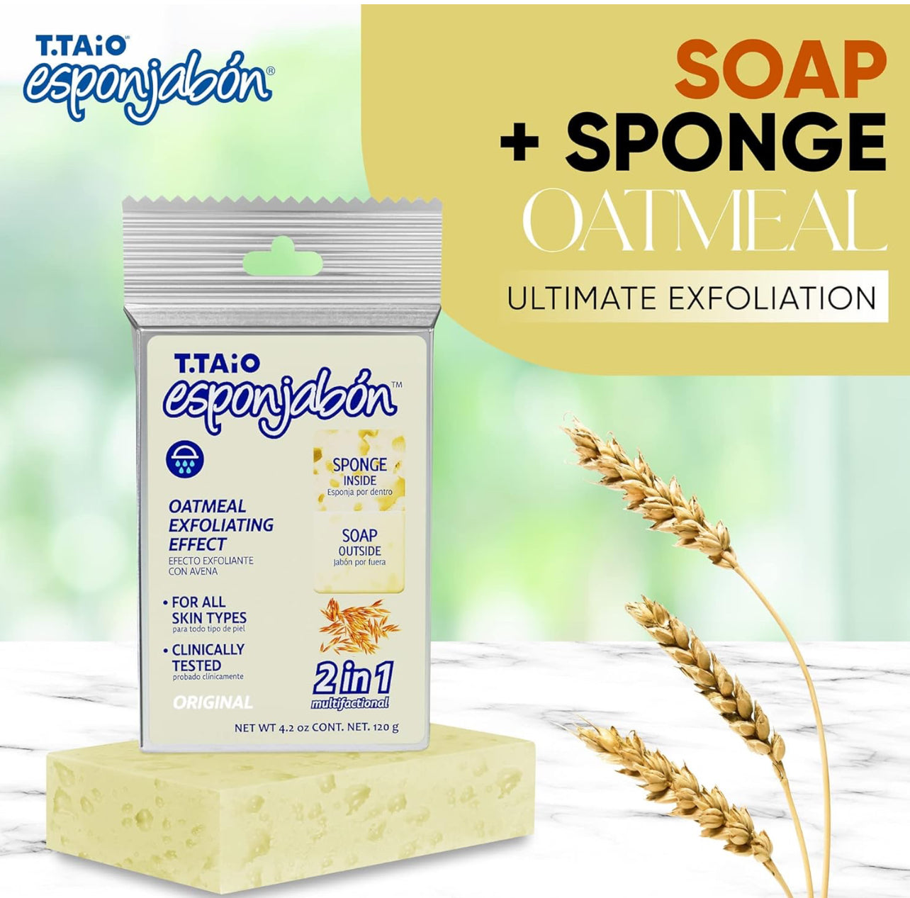 Esponjabon Exfoliante De Avena