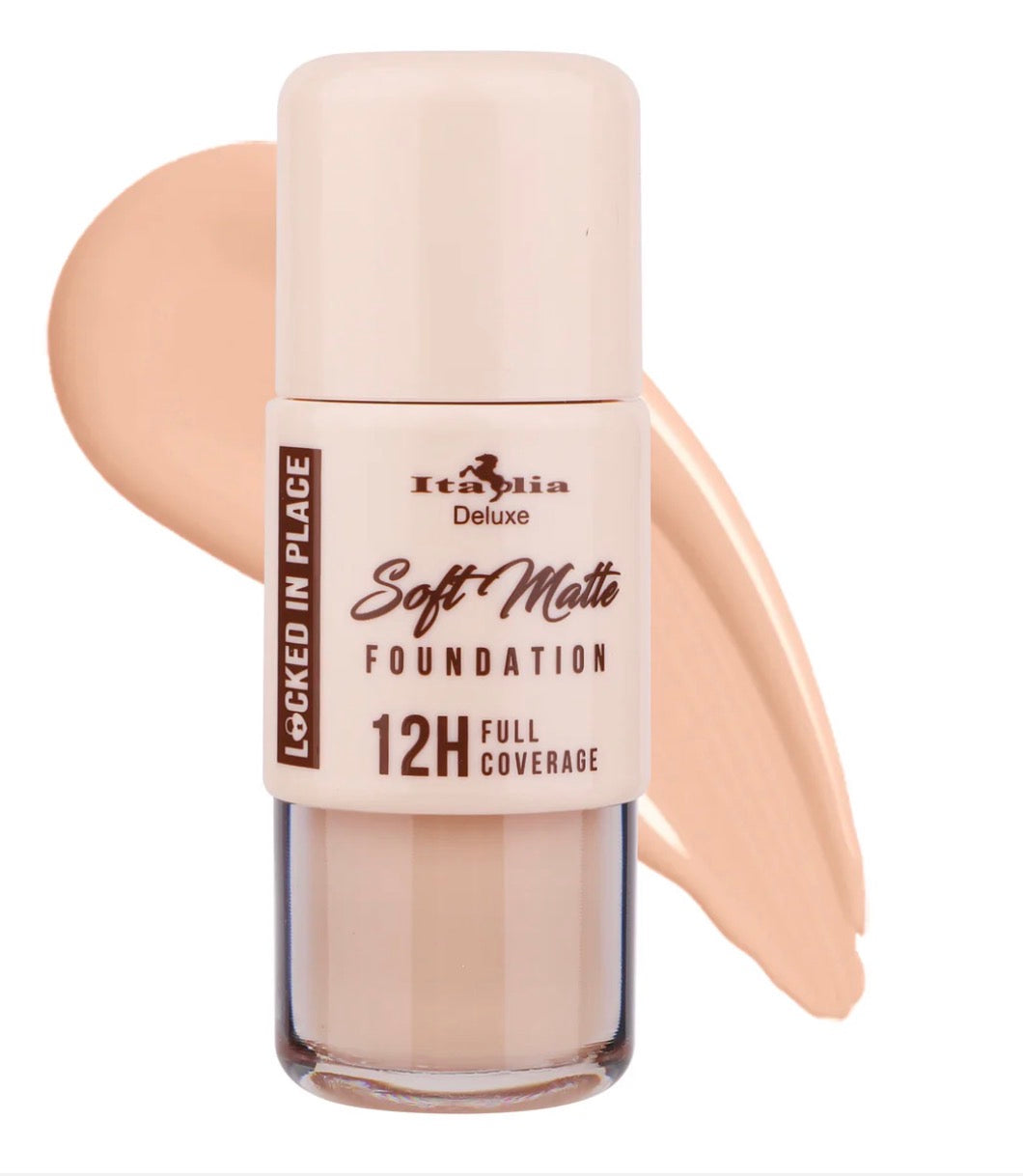 Italia Delux Locked In Place - Soft Matte Foundation