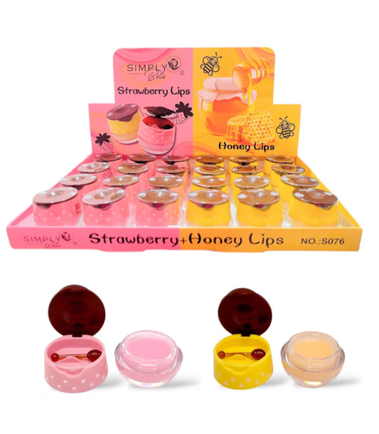 Simply Bella Strawberry+Honey Lip Balm