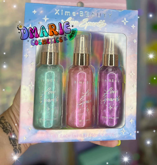 Xime Beauty Love Sparkle Body Mist Set