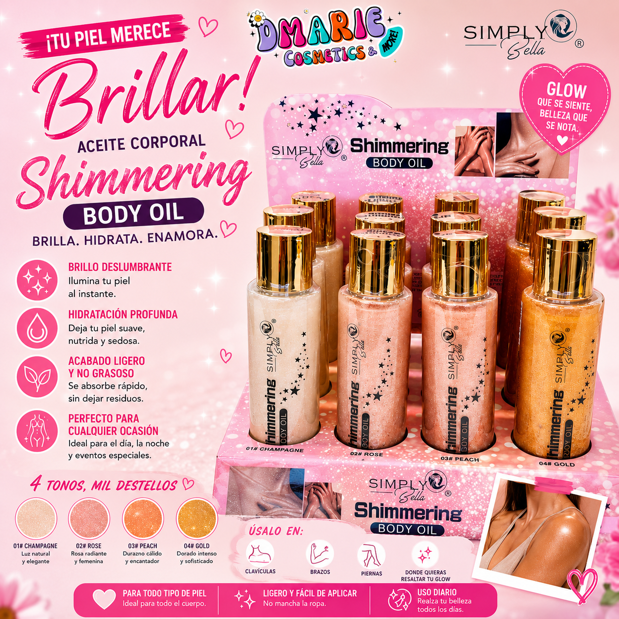 Simply Bella Shimmering Body Oil