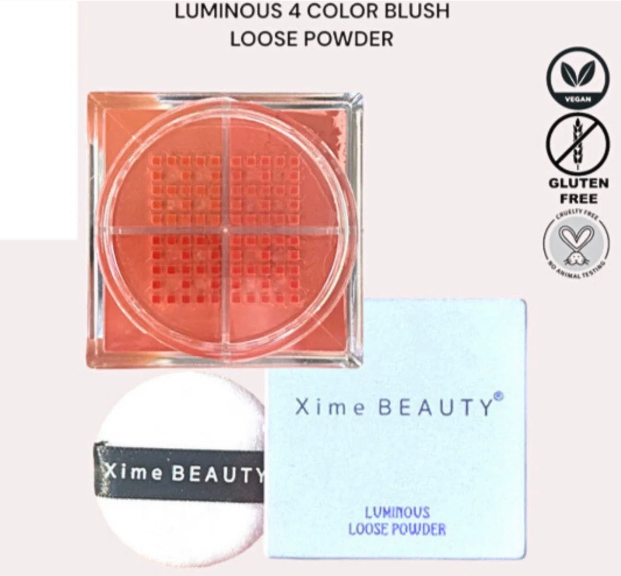 Xime Beauty Luminous Blush Loose Powder