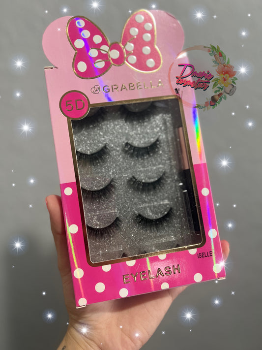Minnie Eyelashes Set
