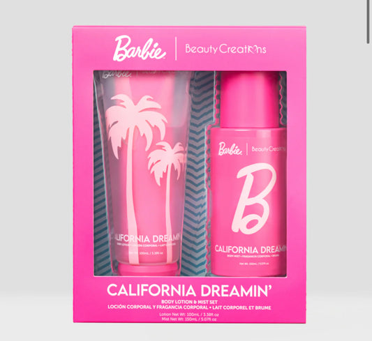 Barbie x Beauty Creations – California Dreamin’ Body Lotion & Mist Set LIMITED EDITION