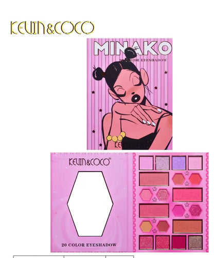 Kevin&Coco 20 Colorpop Girl Eyeshadow Palette
