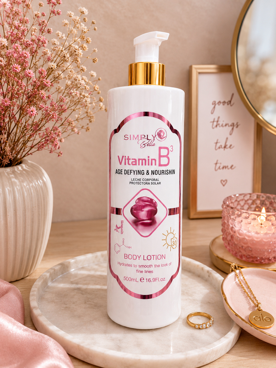 Simply Bella Vitamin B3 Body Lotion SPF 30