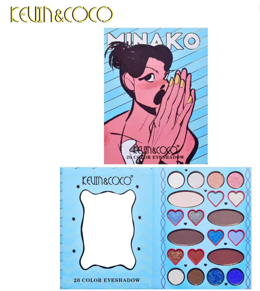 Kevin&Coco 20 Colorpop Girl Eyeshadow Palette