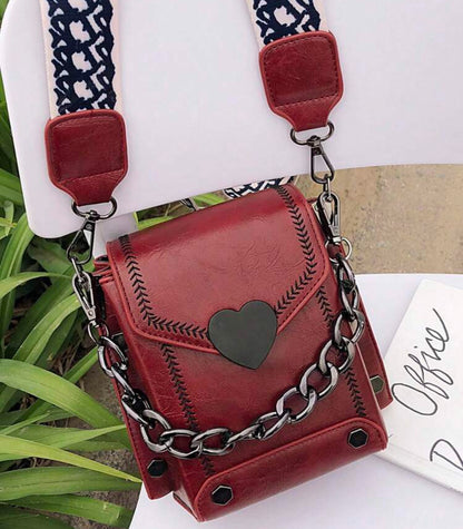 Cartera Crossbody Con Cadena