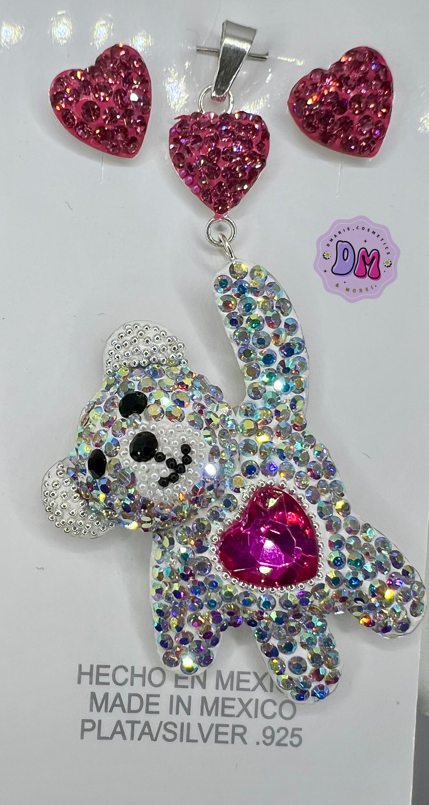 Teddy Bear Set Plata 925