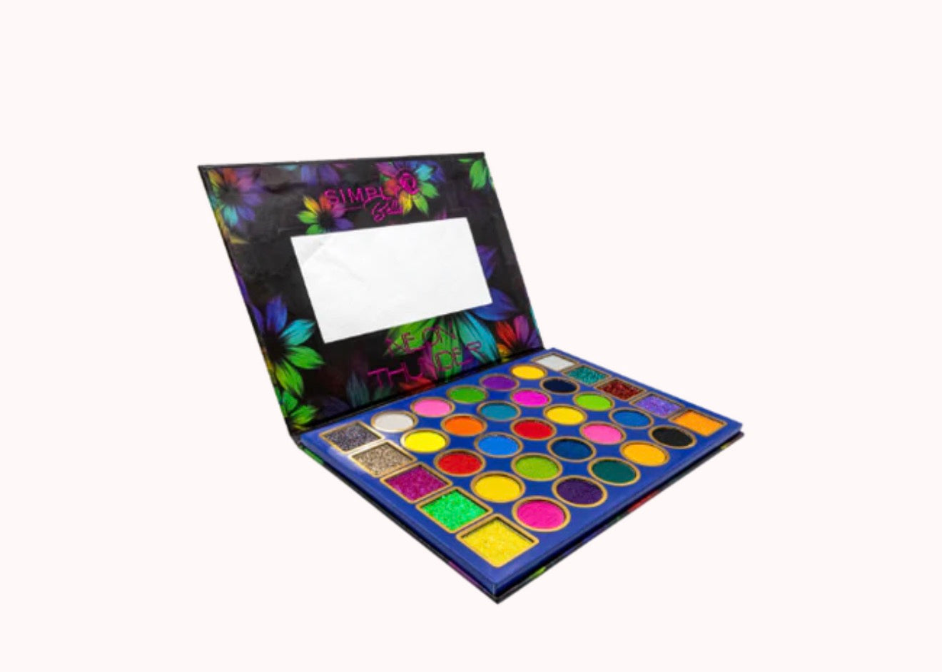 Paleta de Sombras Multicolor de 35 Tonos – Colores Vibrantes y Neón
