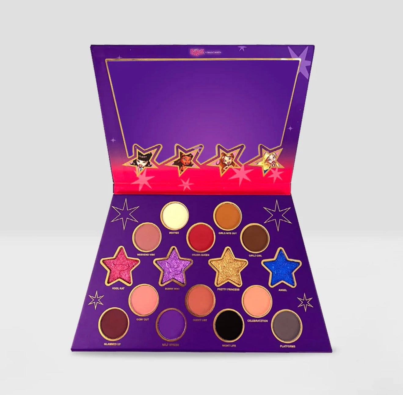 Bratz x Beauty Creations Girls Nite Out Eyeshadow Palette – Edición Limitada