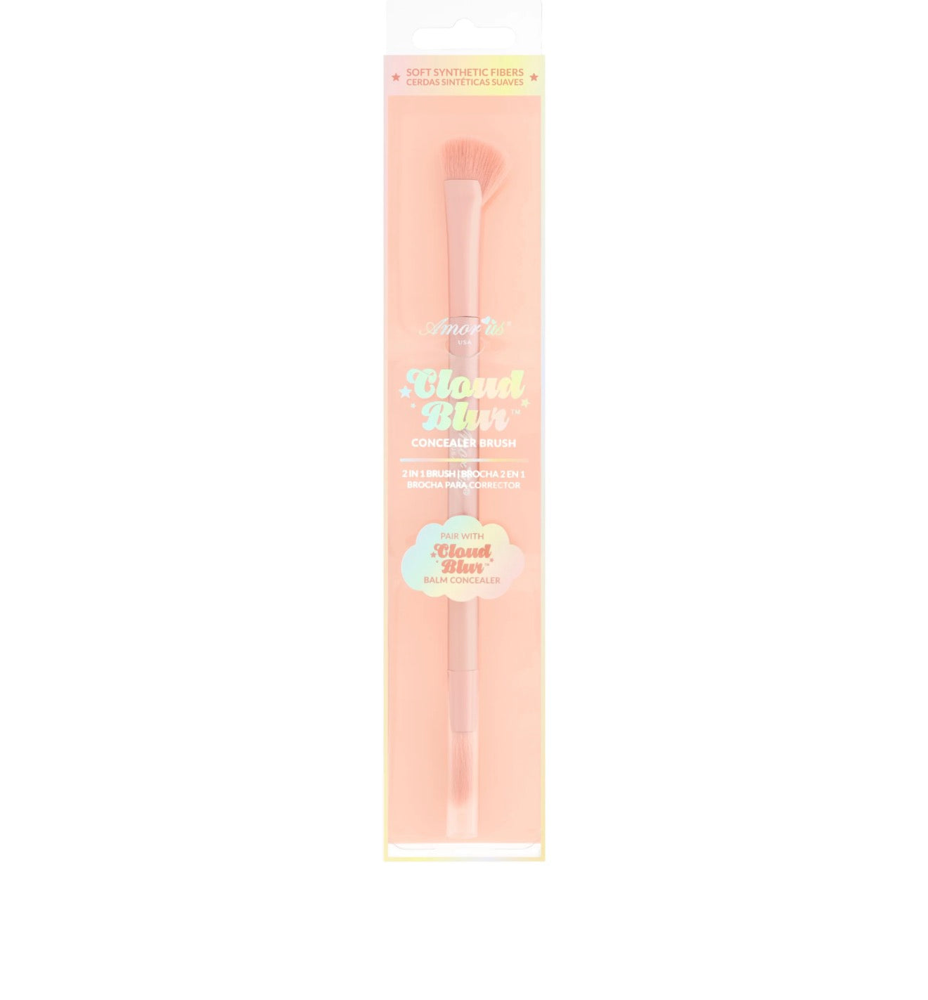 Amor Us Cloud Blur Concealer Brush – Brocha 2 en 1 para Corrector