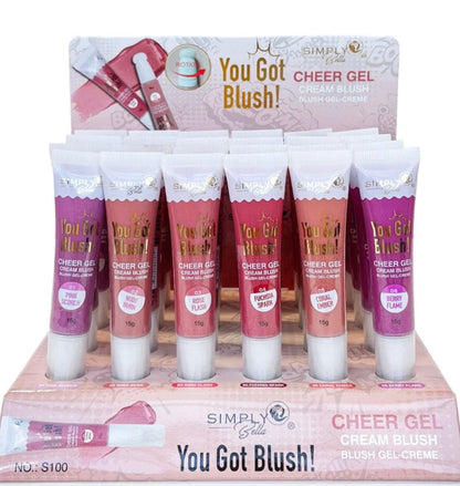 Simply Bella You Got Blush! – Rubor en Gel-Crema | Paquete de 6 Piezas (Tonos Surtidos)