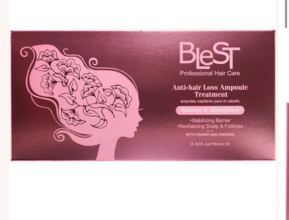 BleST Anti-Hair Loss Ampoule Treatment – Tratamiento Capilar Fortalecedor con Jengibre y Ginseng