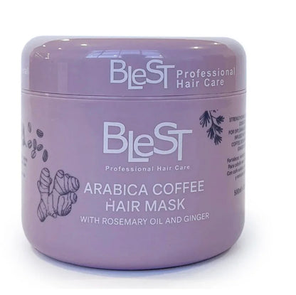 BleST Arabica Coffee Hair Mask – Mascarilla Capilar con Café Arábica, Romero y Jengibre