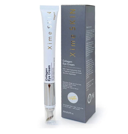 Crema de Colágeno para Contorno de Ojos con Aplicador Masajeador – Xime Skin