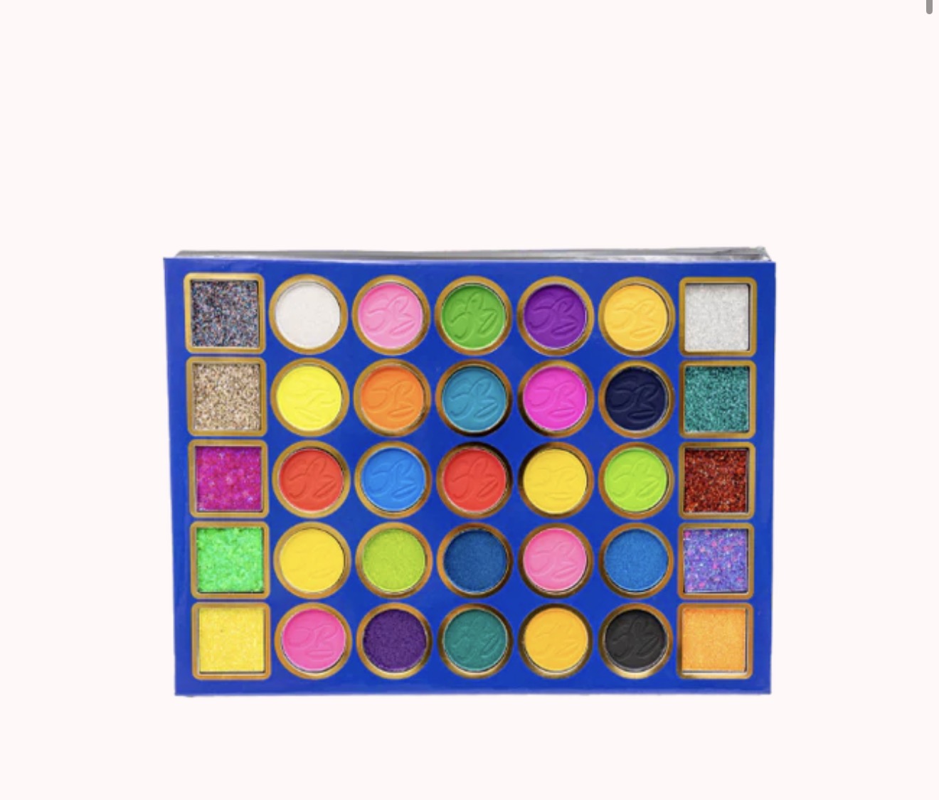 Paleta de Sombras Multicolor de 35 Tonos – Colores Vibrantes y Neón