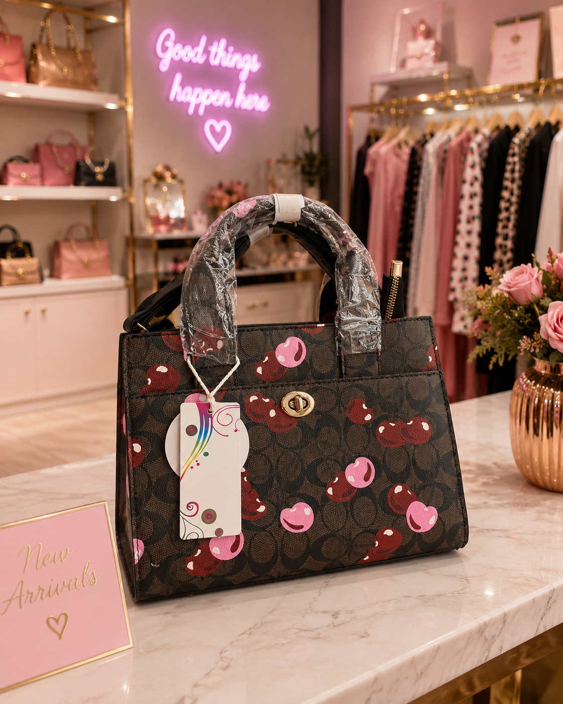 Cartera Cherry Collection + Wallet Incluido