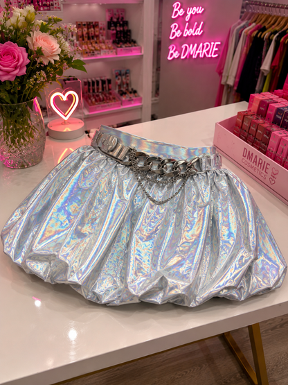 Falda Holográfica Fashion