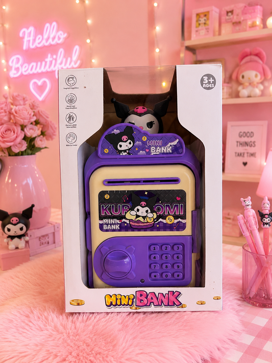 Mini Alcancía Electrónica Kuromi