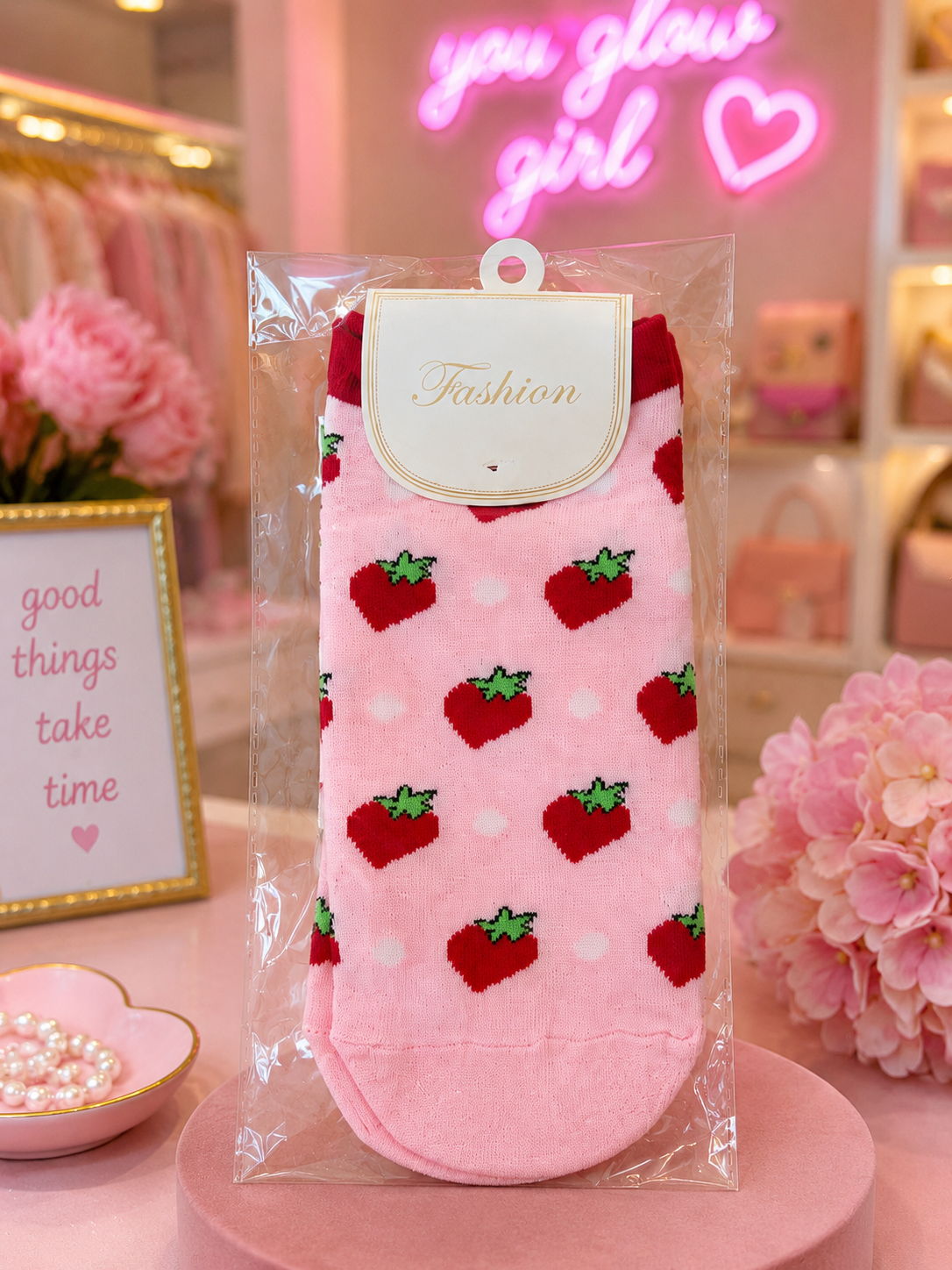 Medias Strawberry